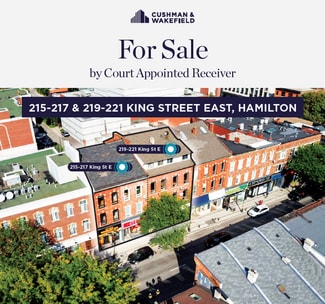 Plus de détails pour 219-221 King St E, Hamilton, ON - Commerce de détail à vendre