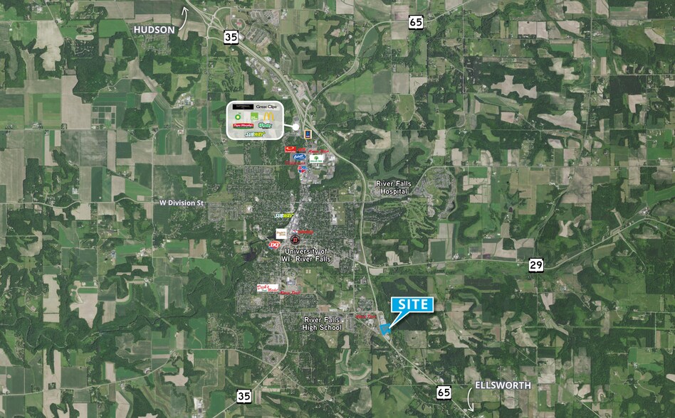 8168 Highway 65, River Falls, WI à vendre - Photo du bâtiment - Image 2 de 4