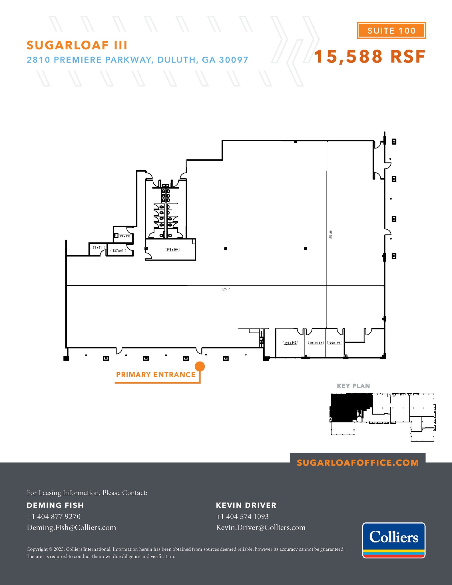 6700 Sugarloaf Pky, Duluth, GA à louer Plan d’étage- Image 1 de 1