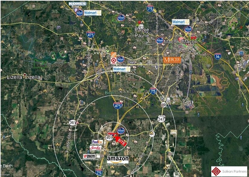 4321 Hartley Bridge Rd, Macon-Bibb, GA à vendre - Aérien - Image 3 de 3