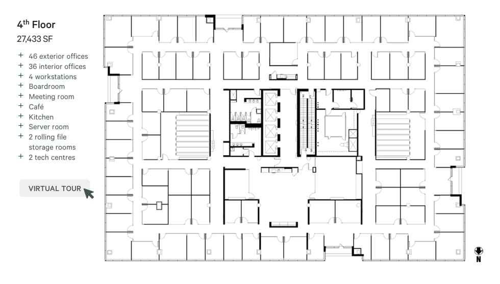 207 9th Ave SW, Calgary, AB for lease Floor Plan- Image 1 of 1