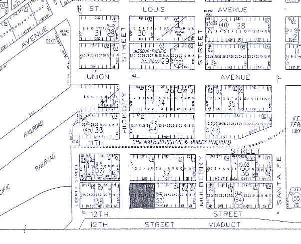 1324 W 12th St, Kansas City, MO à louer - Plan cadastral - Image 3 de 4