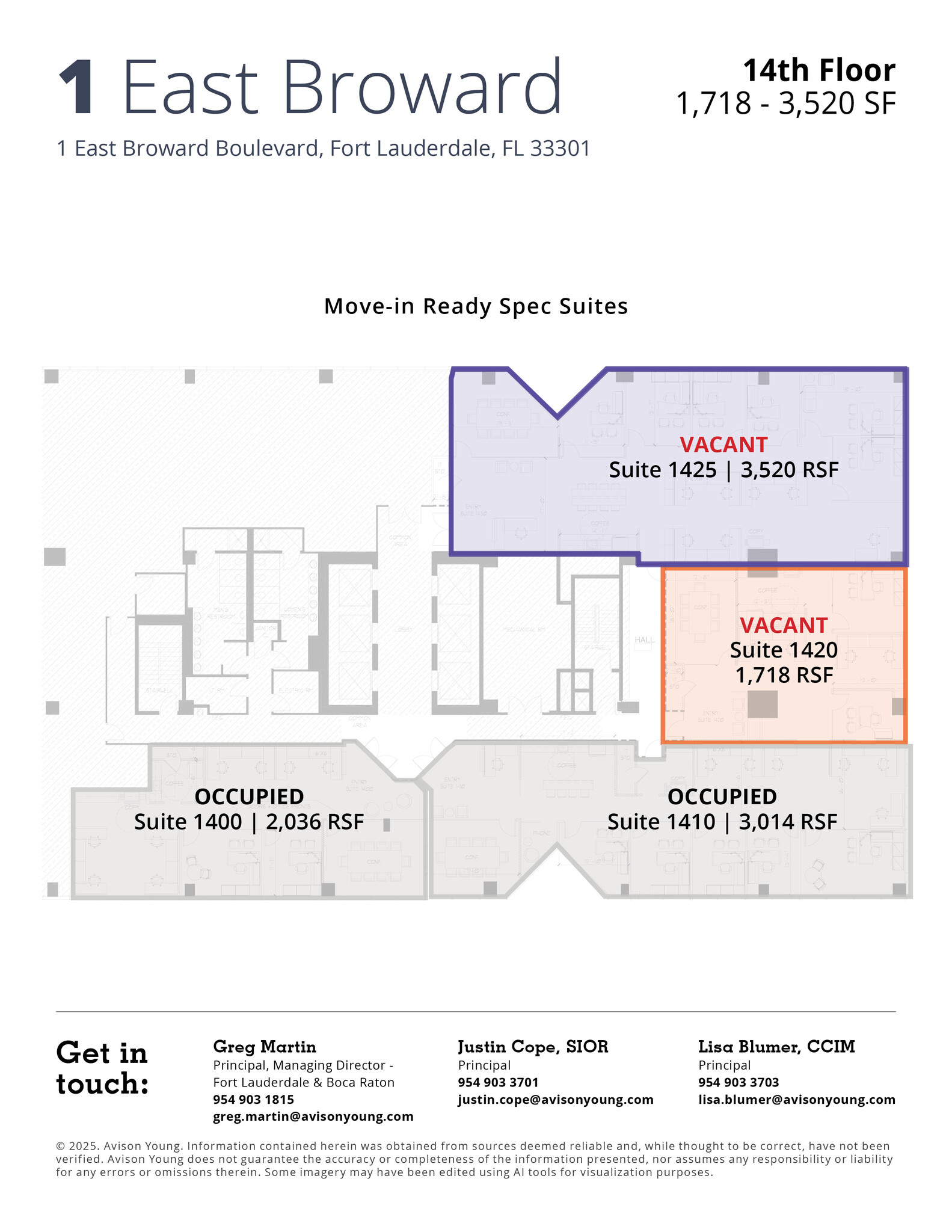 1 E Broward Blvd, Fort Lauderdale, FL for lease Interior Photo- Image 1 of 1