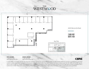 2443 Warrenville Rd, Lisle, IL à louer Plan d’étage- Image 1 de 1