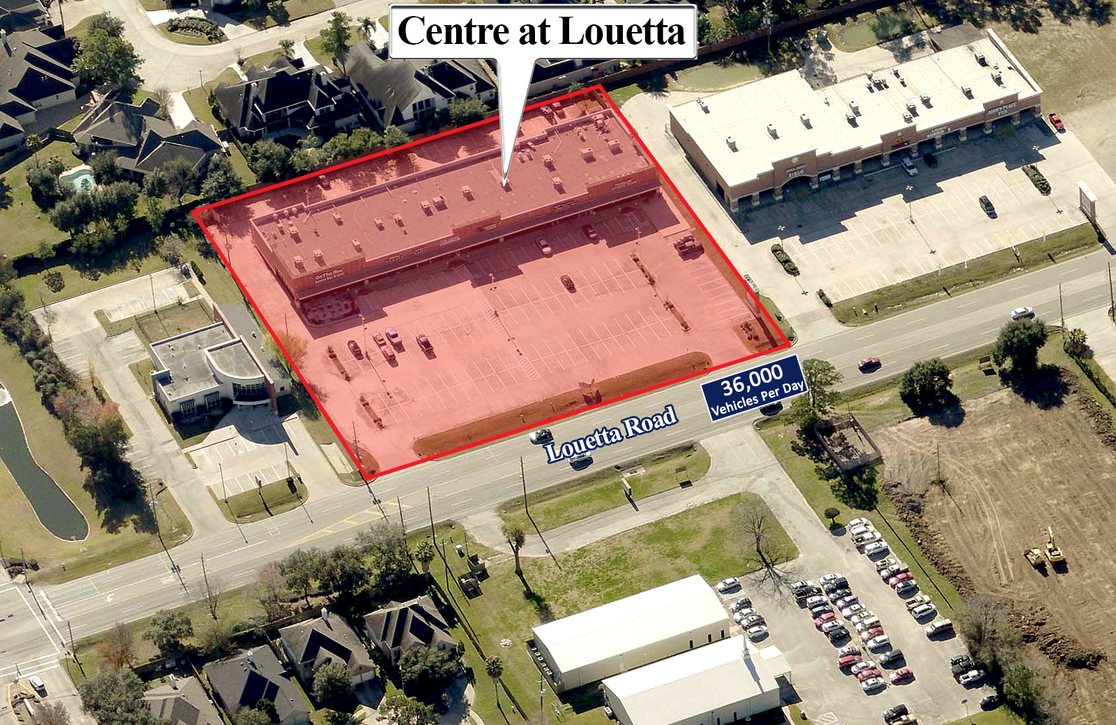 8905 Louetta Rd, Spring, TX for lease Aerial- Image 1 of 3