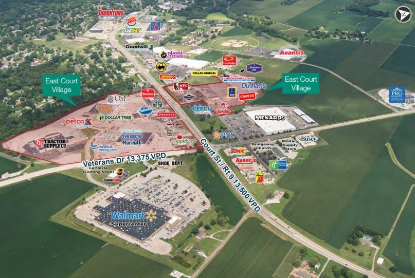 3422-3564 Court St, Pekin, IL à vendre Photo du bâtiment- Image 1 de 1