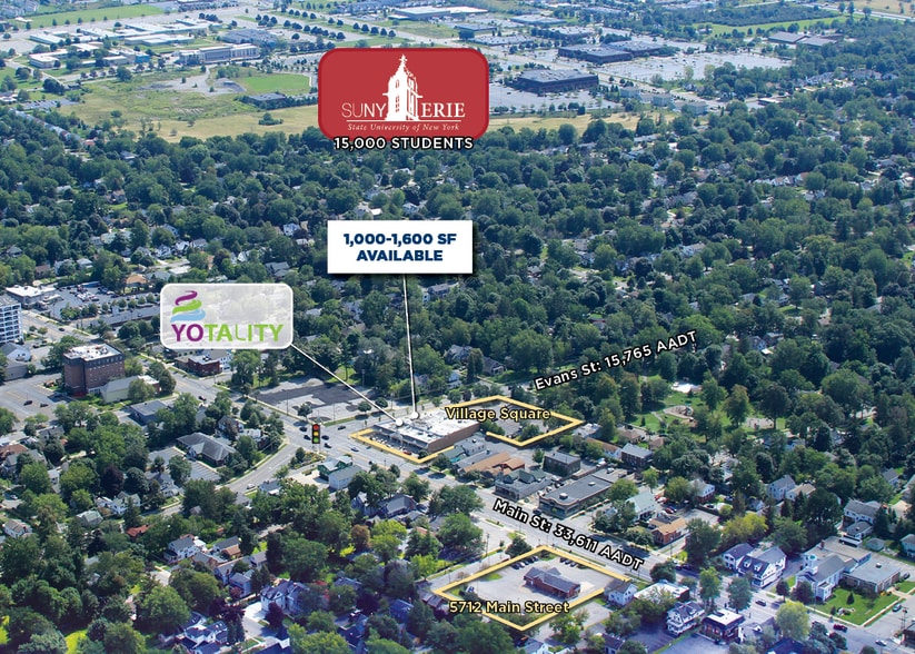 5759 Main St, Williamsville, NY for lease - Aerial - Image 2 of 5