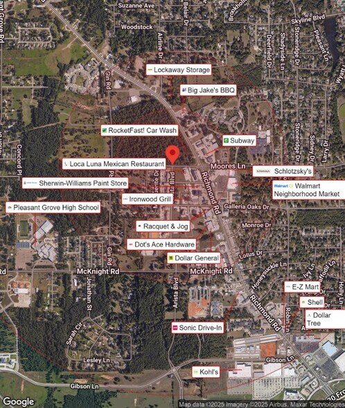 0 Arista & Moores Lane, Texarkana, TX à vendre - Photo du bâtiment - Image 3 de 4