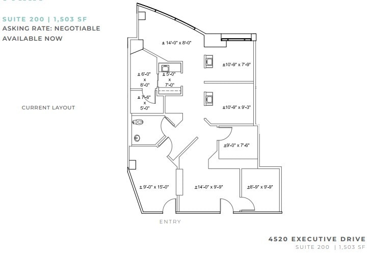 4520 Executive Dr, San Diego, CA for lease Floor Plan- Image 1 of 1