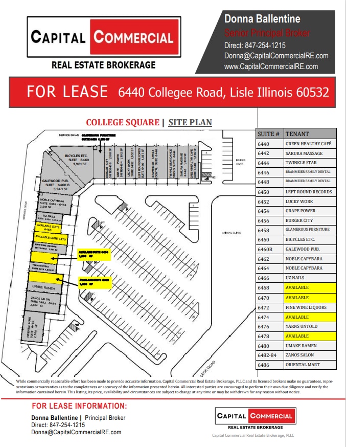 5600-5699 College Rd, Lisle, IL for lease Site Plan- Image 1 of 6