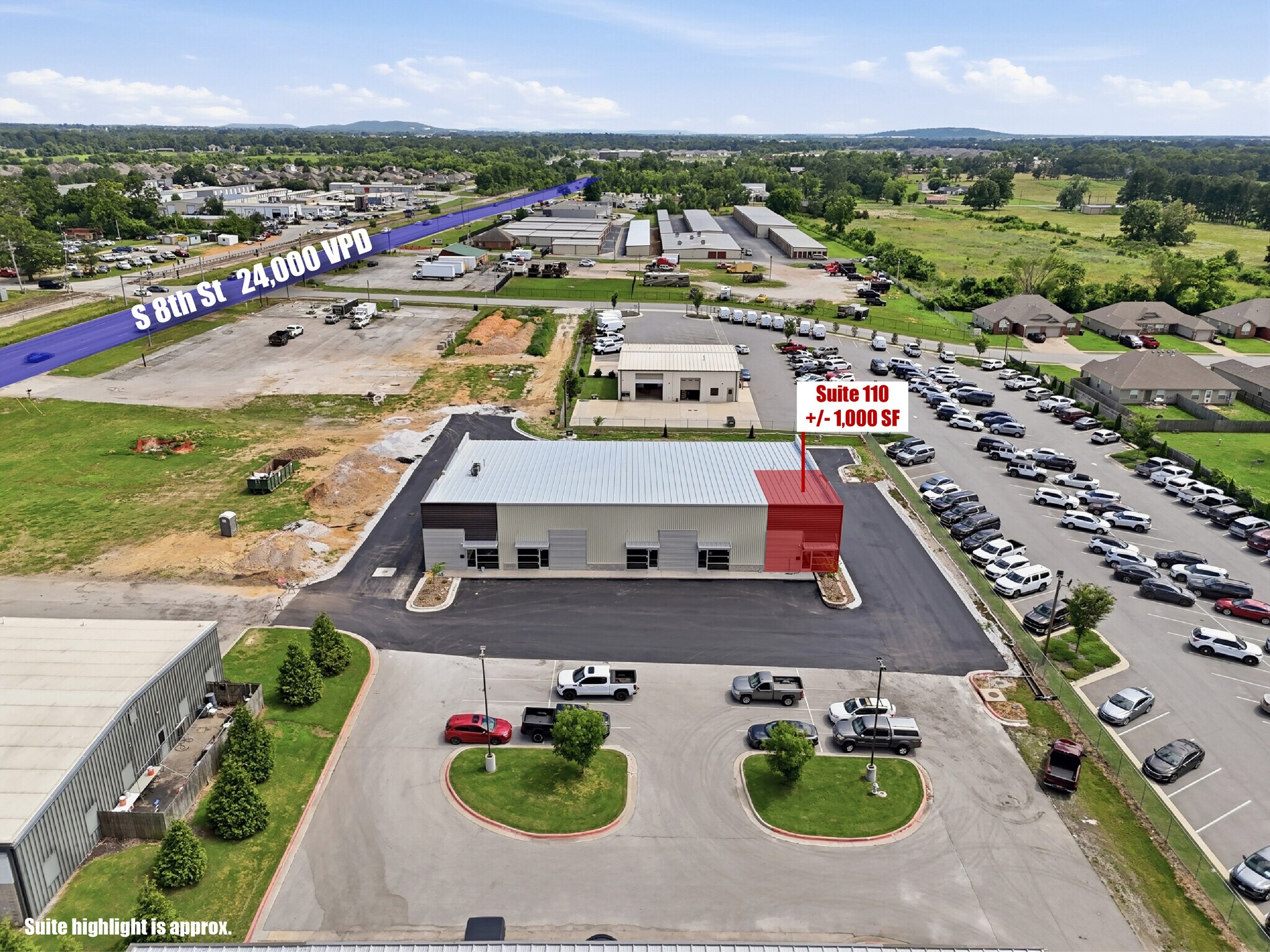 2420 S 8th St, Rogers, AR for lease Aerial- Image 1 of 13