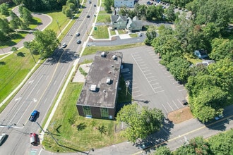 CORNER OF DIXWELL AVENUE AND SANFORD STREET, Hamden, CT - AERIAL  map view