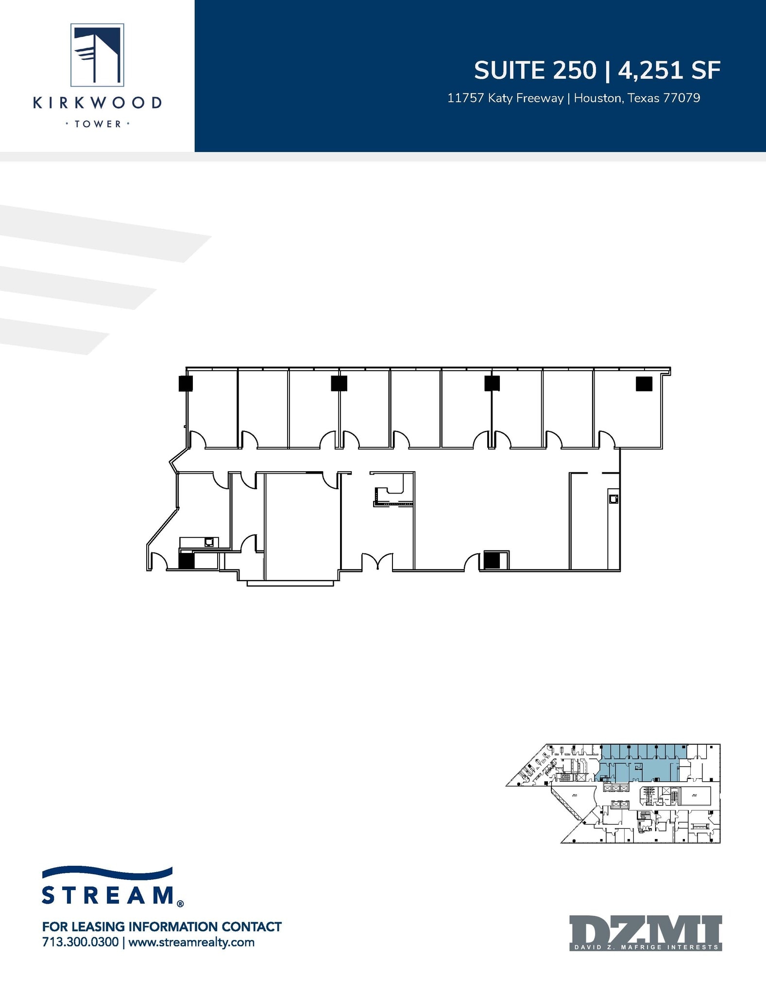 11757 Katy Fwy, Houston, TX à louer Plan d’étage- Image 1 de 1