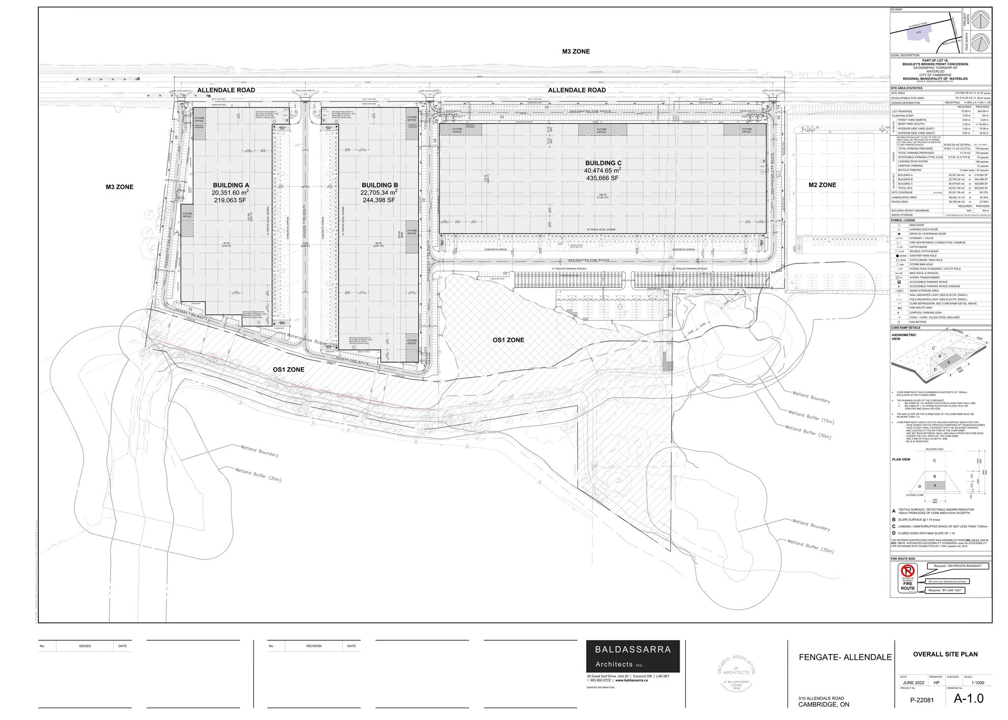 315 Allendale Rd, Cambridge, ON à louer Plan de site- Image 1 de 5