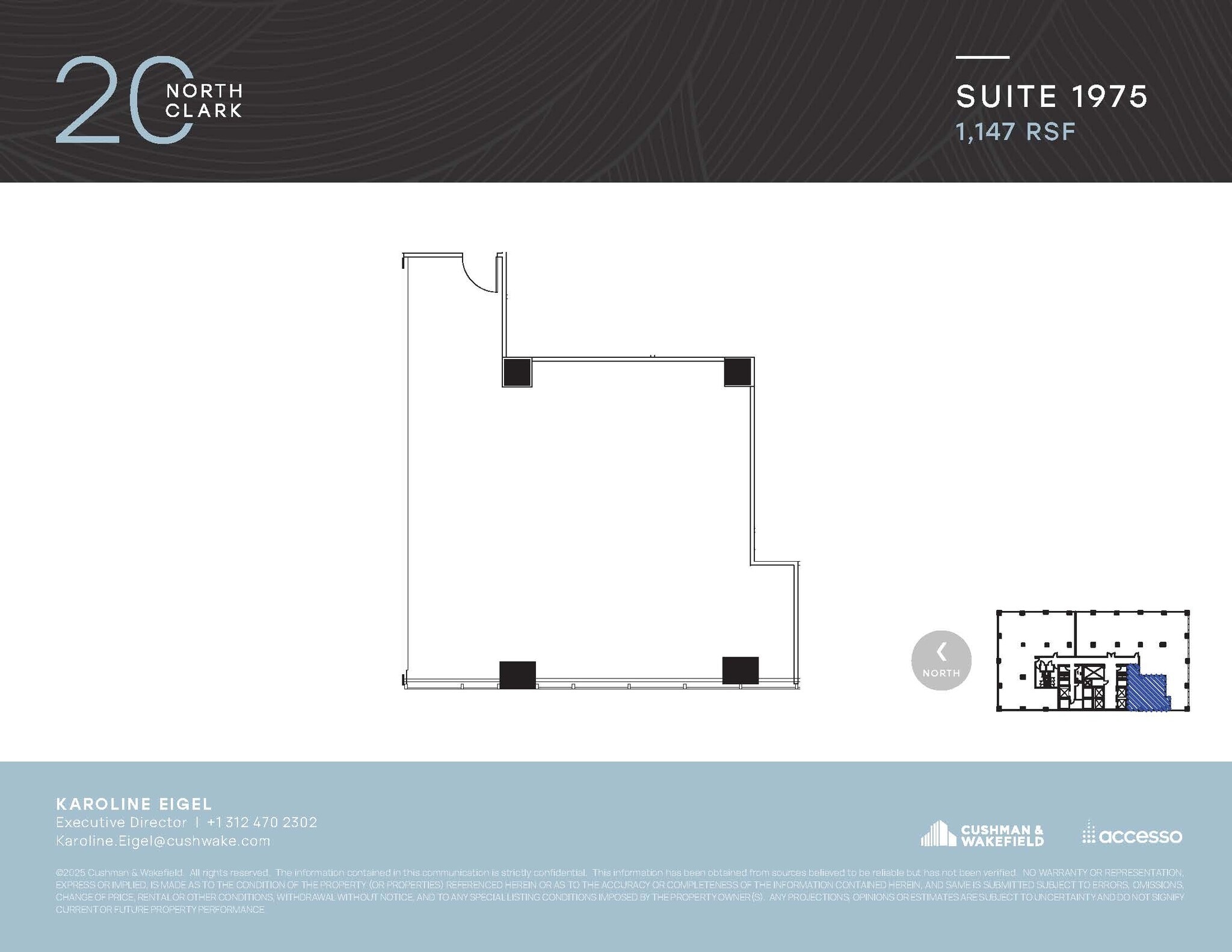 20 N Clark St, Chicago, IL for lease Floor Plan- Image 1 of 1