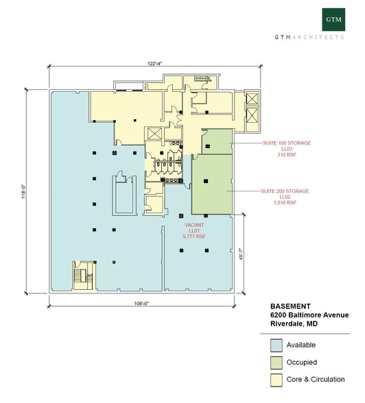 6200 Baltimore Ave, Riverdale, MD for lease - Typical Floor Plan - Image 2 of 5