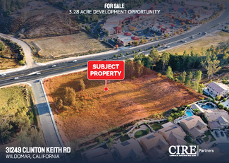 Plus de détails pour 31249 Clinton Keith Rd, Wildomar, CA - Terrain à vendre