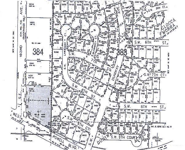 4285 W Powell Blvd, Gresham, OR for lease - Plat Map - Image 2 of 6