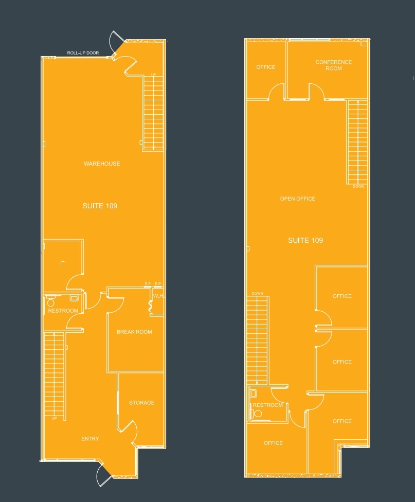 9520 Padgett St, San Diego, CA à louer Plan d’étage- Image 1 de 1