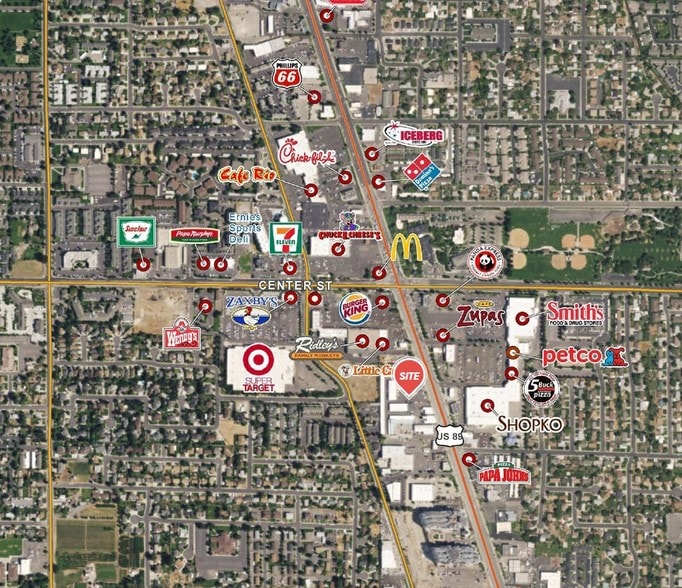 130 S State St, Orem, UT for lease - Aerial - Image 3 of 4