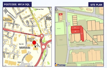 Union St, Bilston à louer Plan de site- Image 1 de 1