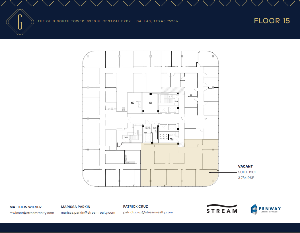 8350 N Central Expy, Dallas, TX for lease Floor Plan- Image 1 of 1