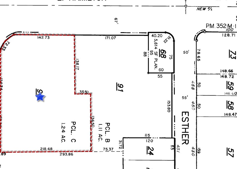 10-130 E Hamilton Ave, Campbell, CA for lease - Plat Map - Image 2 of 8