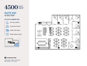 4500 East West Hwy, Bethesda, MD à louer Plan d’étage- Image 1 de 1
