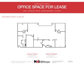 2801 Lakeside Dr, Bannockburn, IL for lease Floor Plan- Image 1 of 1
