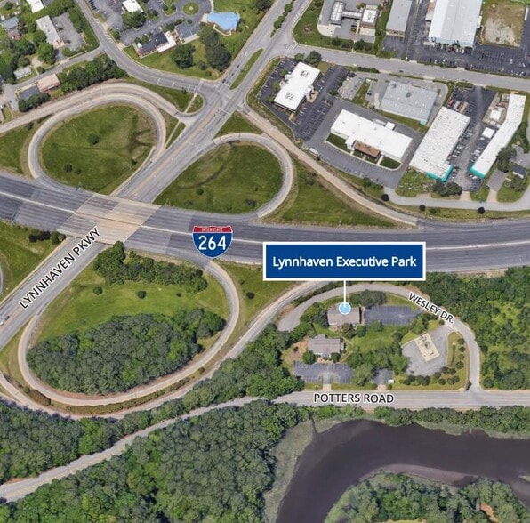 2610 Potters Rd, Virginia Beach, VA à louer - Aérien - Image 2 de 6