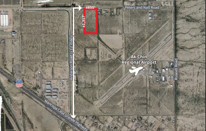 ESEC Anderson Rd & Peters And Nall Rd, Maricopa, AZ for sale Primary Photo- Image 1 of 2