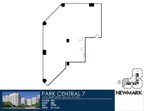 12750 Merit Dr, Dallas, TX à louer Plan d’étage- Image 1 de 1