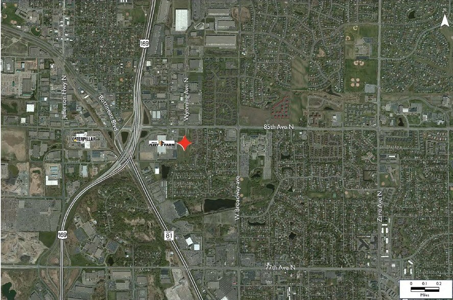 8400 Wyoming Ave N, Minneapolis, MN for lease - Aerial - Image 2 of 7