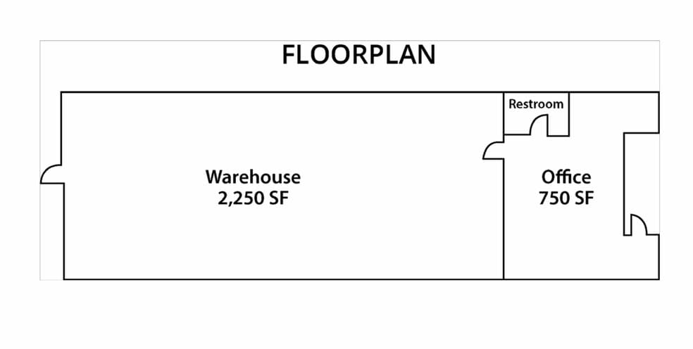 2557-2571 Center Rd, Hinckley, OH for lease - Floor Plan - Image 2 of 7
