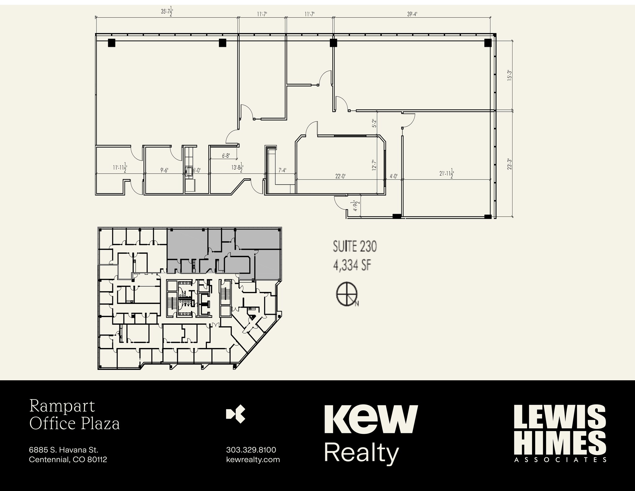 6855 S Havana St, Centennial, CO à louer Plan de site- Image 1 de 8