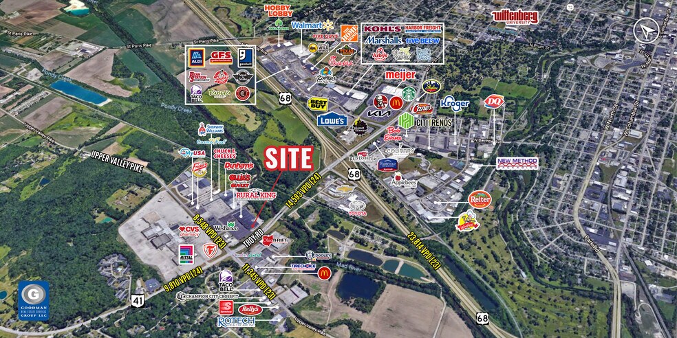 1476 Upper Valley Pike, Springfield, OH à louer - Photo du bâtiment - Image 2 de 3