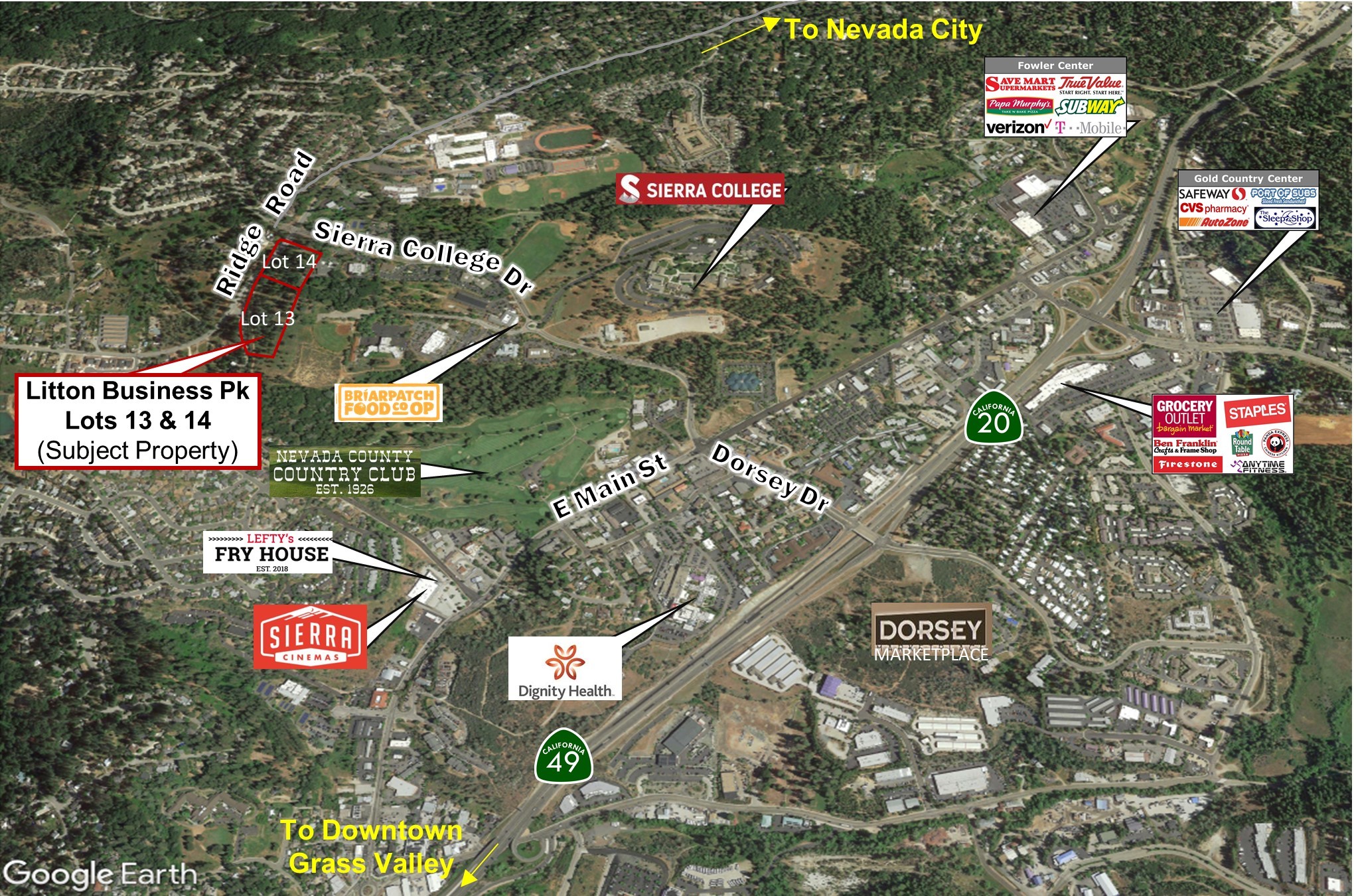 Sierra College Dr, Grass Valley, CA for sale Building Photo- Image 1 of 10