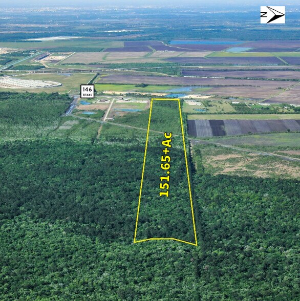 151+/-Ac 00 Hwy 146, Dayton, TX à vendre - Aérien - Image 3 de 7