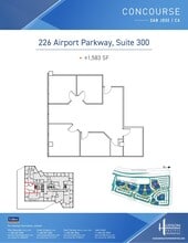 224 Airport Pkwy, San Jose, CA à louer Plan d’étage- Image 1 de 1