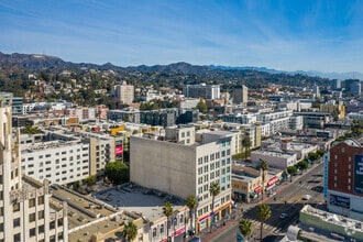 6751-6757 Hollywood Blvd, Los Angeles, CA - Aerial map view