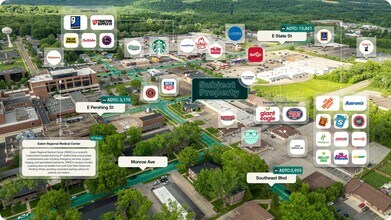 2233 E Pershing St, Salem, OH - AERIAL  map view