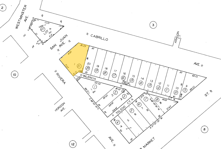 300 San Juan Ave, Venice, CA à vendre - Plan cadastral - Image 1 de 1