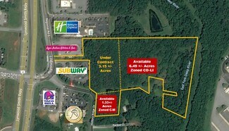 Plus de détails pour 605 S Hickory Ridge Rd, Greensboro, NC - Terrain à vendre