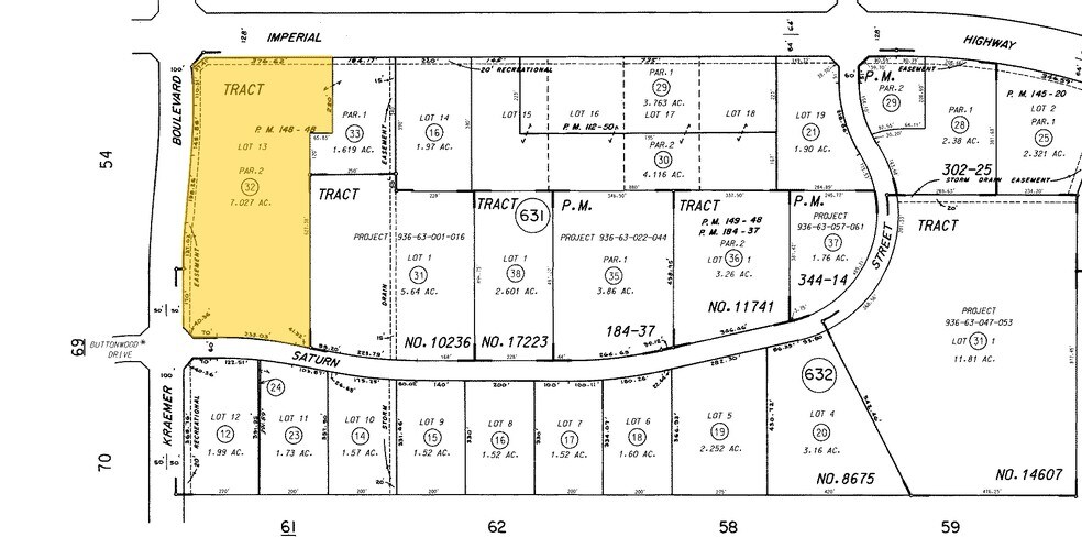 500 S Kraemer Blvd, Brea, CA à louer - Plan cadastral - Image 3 de 13