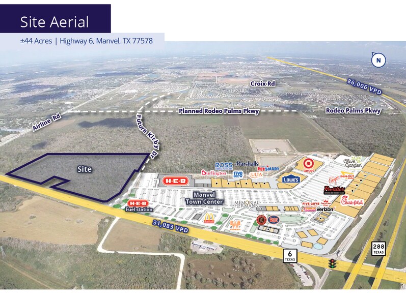 Hwy 6 & Hwy 288, Manvel, TX for sale - Building Photo - Image 2 of 11