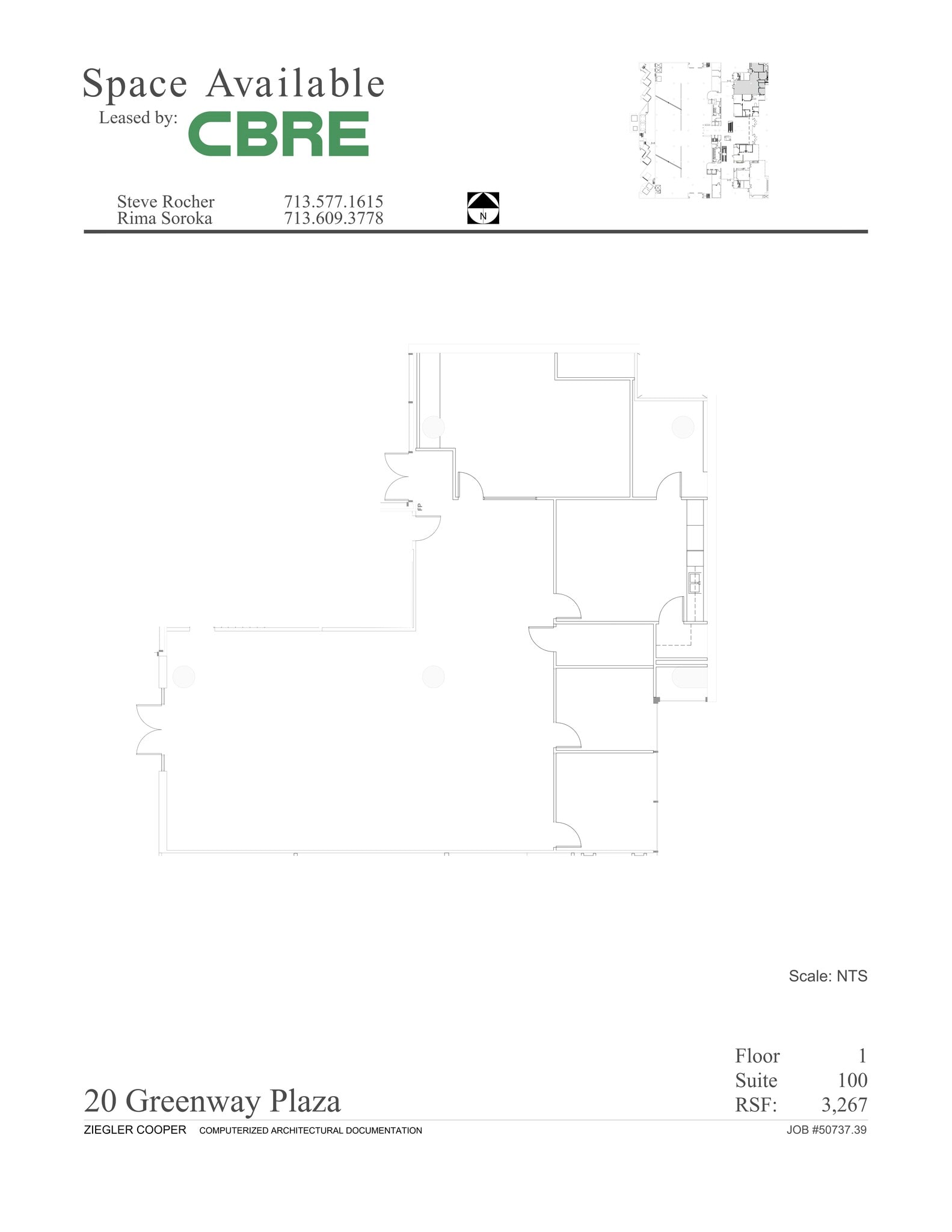 20 Greenway Plz, Houston, TX for lease Site Plan- Image 1 of 1