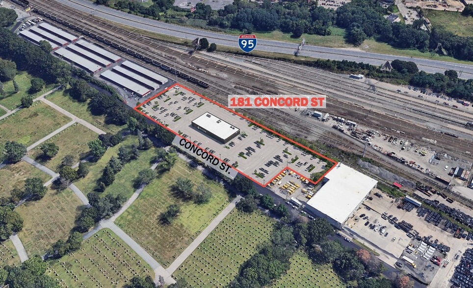 181 Concord St, Pawtucket, RI à louer - Aérien - Image 2 de 3