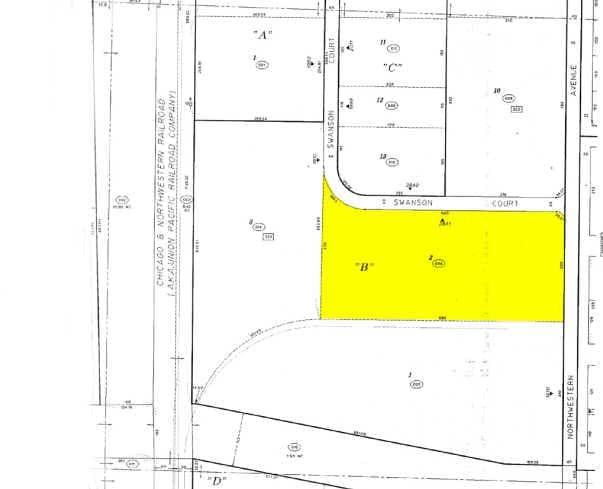 3841-3865 Swanson Ct, Gurnee, IL for lease - Plat Map - Image 2 of 9