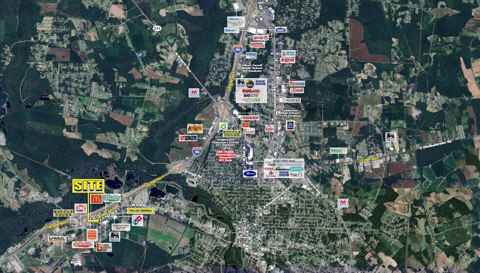 2801 W 5th St, Lumberton, NC à louer - Photo du bâtiment - Image 2 de 2