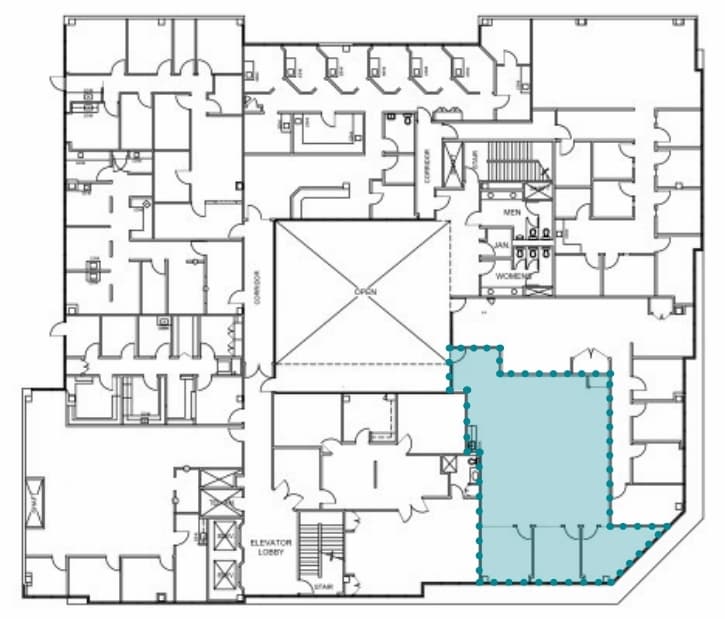 1990 Westwood Blvd, Los Angeles, CA for lease Floor Plan- Image 1 of 2